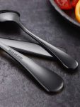 Miami Black Stainless Steel Cutlery Sets