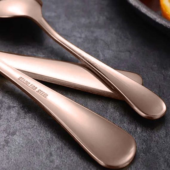 Catalina Rose Gold Stainless Steel Cutlery Sets