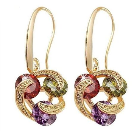 Women's Cubic Zirconia Drop Dangle Earrings