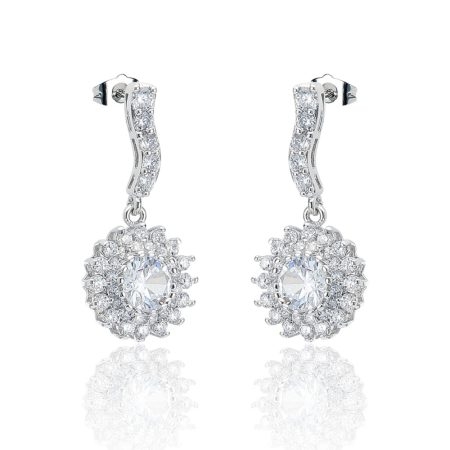 Geraldine Women's Stud Drop Earrings