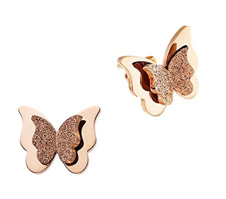 Hannah Women's Butterfly Stud Earrings