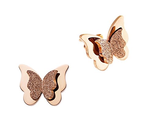 Hannah Women's Butterfly Stud Earrings