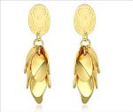 Piper Women's Beautiful Gold Plated Chandelier Drop Earrings