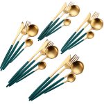 Green Portugal Stainless Steel Cutlery Sets