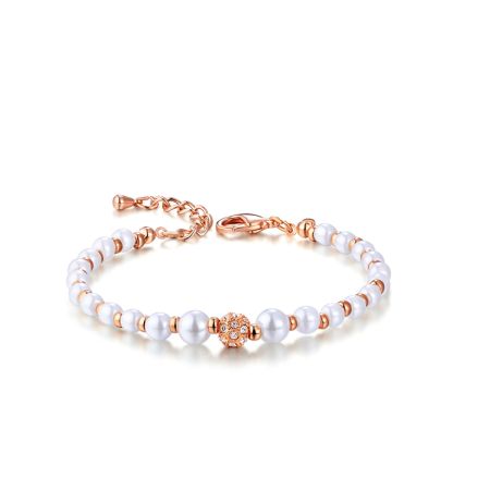 Lydia Women's Pearl Charm  Bracelets